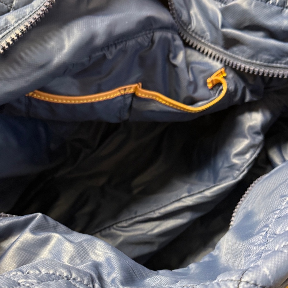 MZ Wallace Quilted Navy and Black Two-Tone Tote Bag - Picture 11 of 11